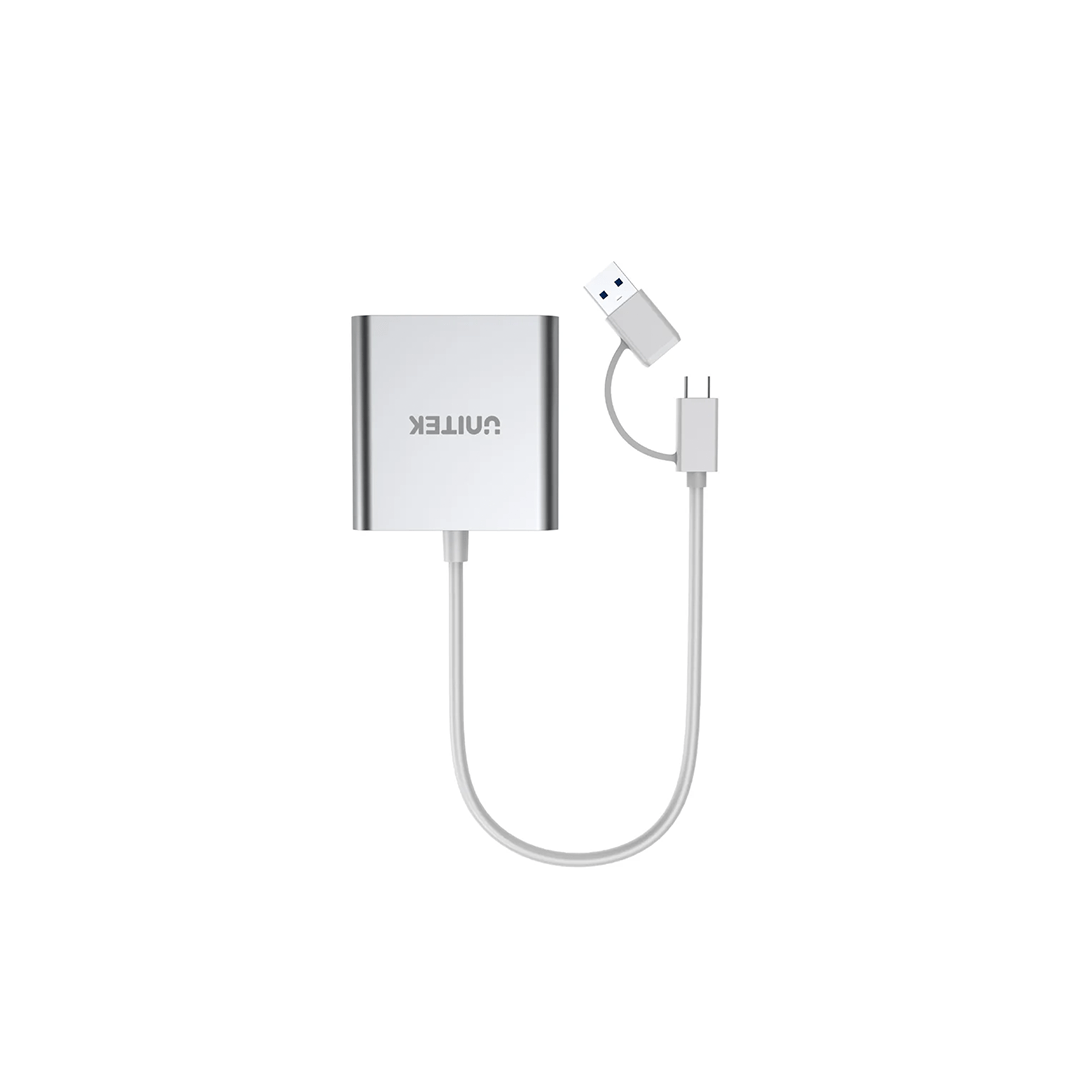 Unitek USB 3.0 3 Ports Memory Card Reader with USB-C Adapter in Qatar Unitek USB 3.0 3 Ports Memory Card Reader with USB-C Adapter in Qatar